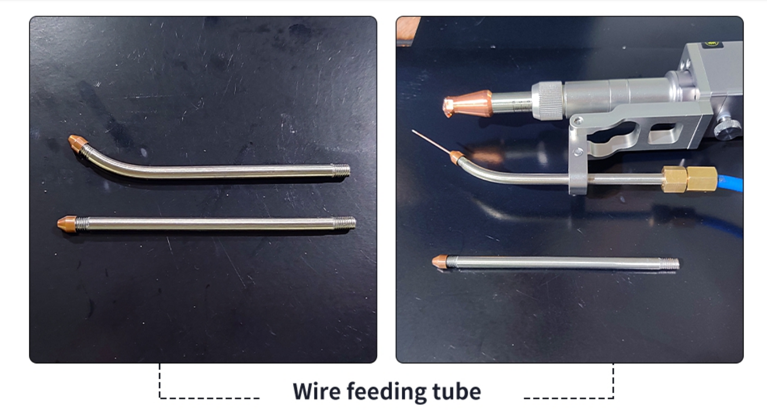 Tubo de alimentaci&oacute;n de alambre de alambre de la m&aacute;quina de soldadura por l&aacute;ser port&aacute;til