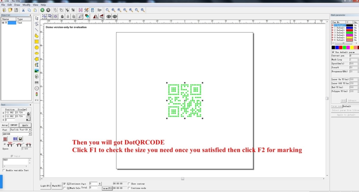 Sistema operativo de la m&aacute;quina de marcado EZCAD (3)